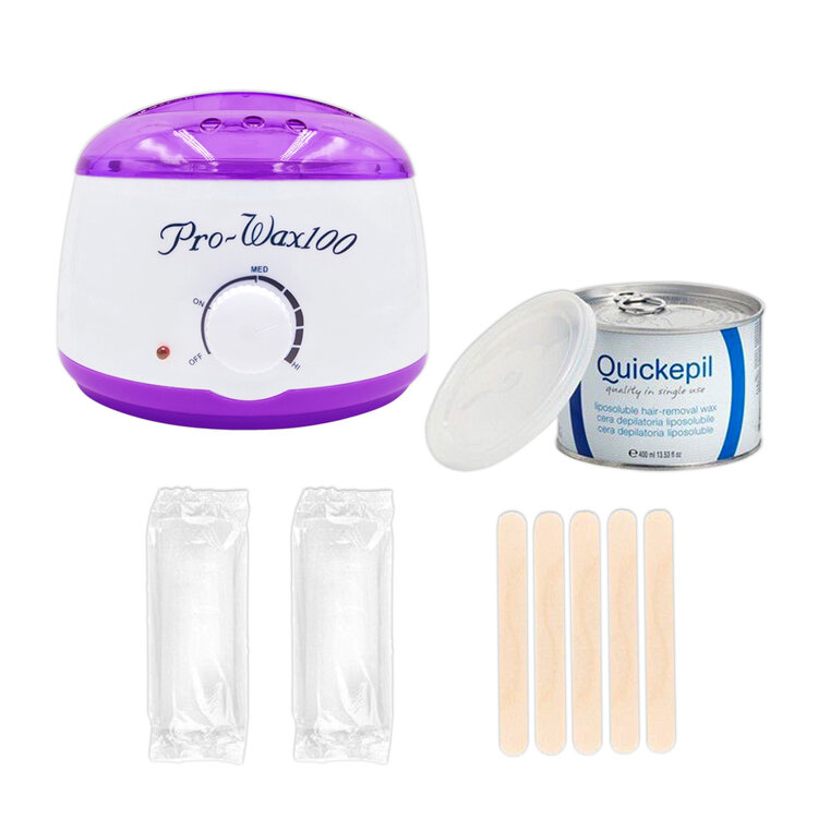 Mega Beauty Shop® Waxapparaat Pro Wax 100 starterset 6. Wit-paars