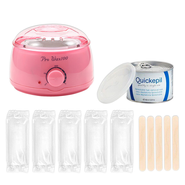 Mega Beauty Shop® Waxapparaat Pro Wax 100 starterset 8. Licht roze
