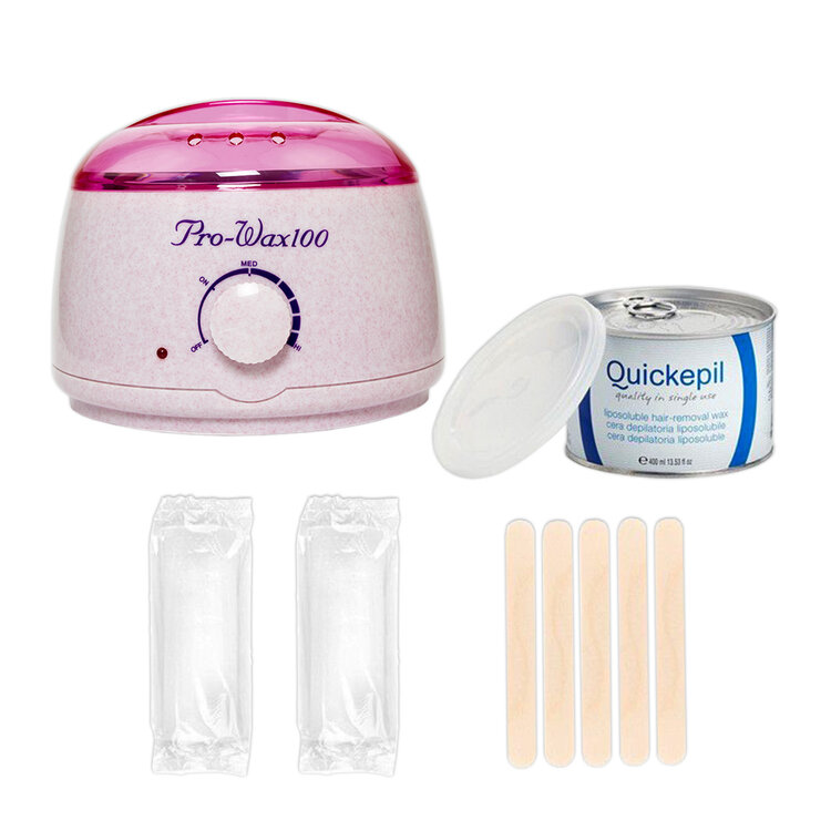 Mega Beauty Shop® Waxapparaat Pro Wax 100 starterset 6. Creme/roze