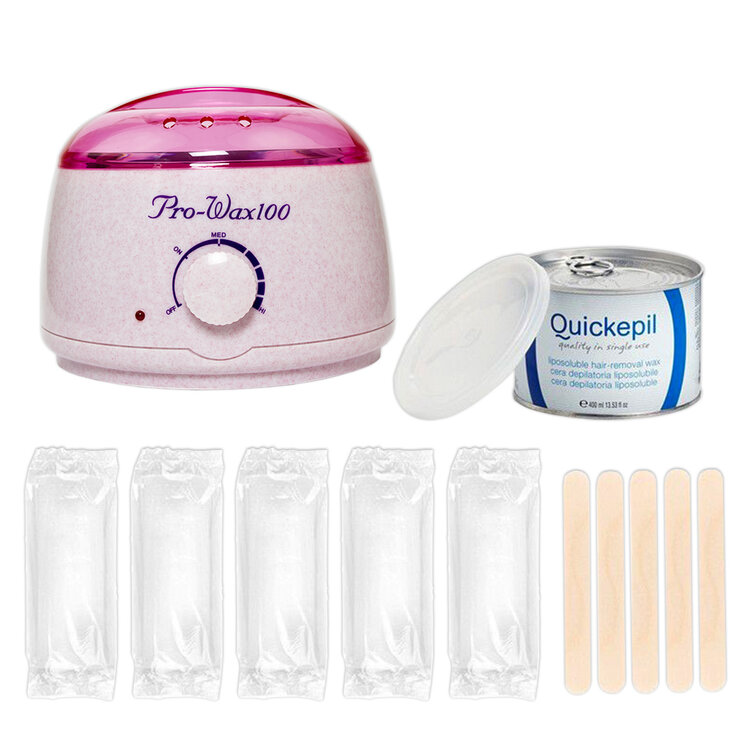 Mega Beauty Shop® Waxapparaat Pro Wax 100 starterset 8. Creme/roze