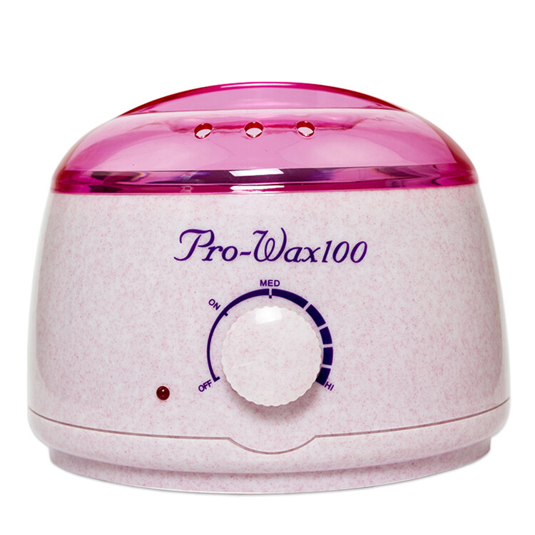Mega Beauty Shop® Waxapparaat starterset  100Watt  -Wax Ontharen Apparaat - Ontharingsset - Waxverwarmer -Creme/Roze