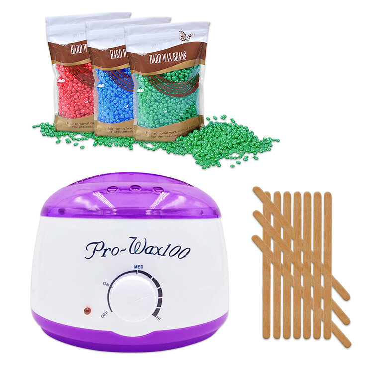 Mega Beauty Shop® Waxapparaat Pro Wax 100 starterset 9. Wit/paars