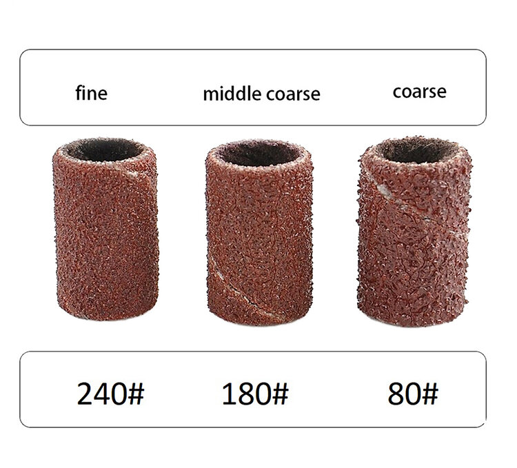 Merkloos Schuurrollen 150# (100stuks)  Medium