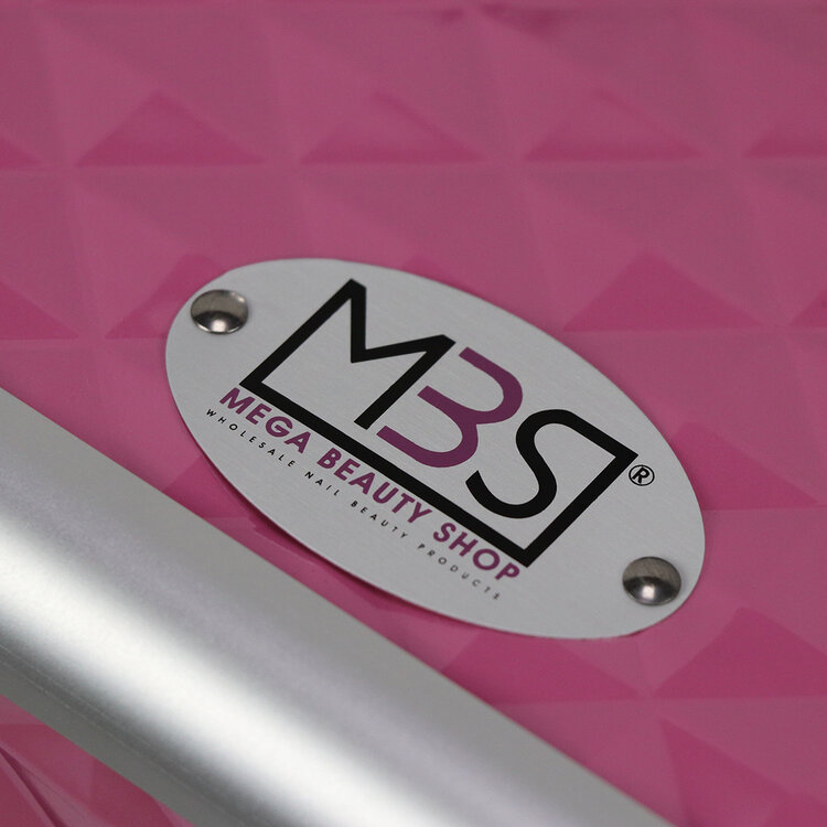 Mega Beauty Shop® Aluminium Trolley 3D Roze 4in1