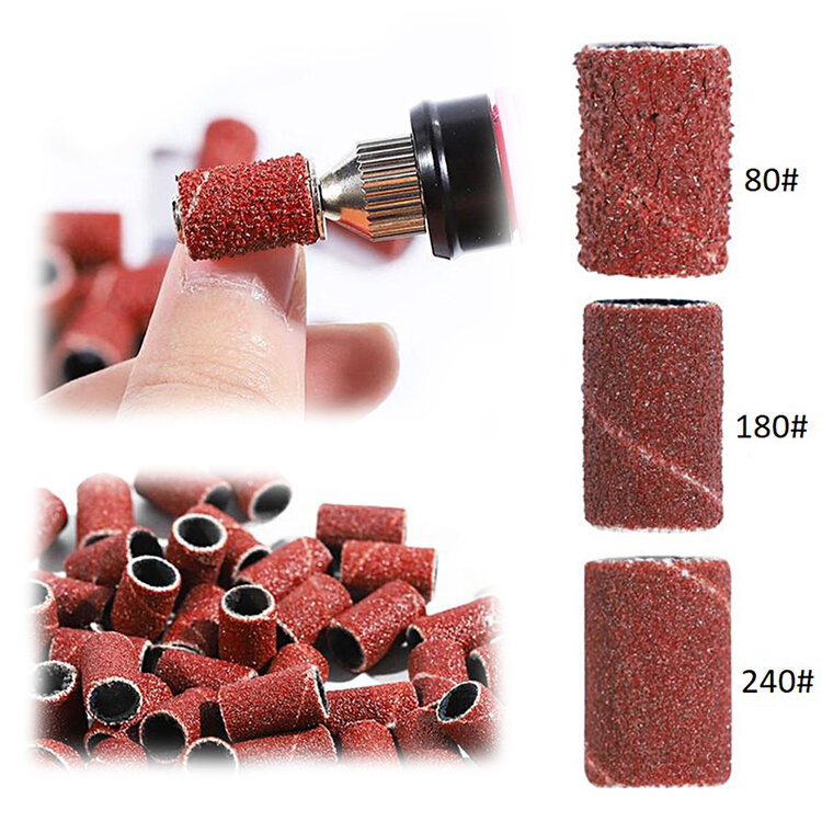 Mega Beauty Shop® Schuurrollen 120# (100stuks)  Grof