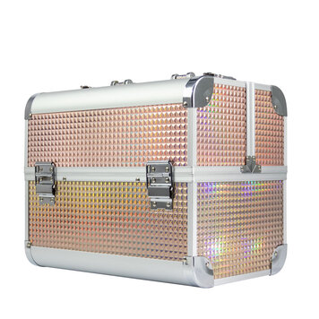 Mega Beauty Shop® Aluminium Koffer Gold Unicorn (521)