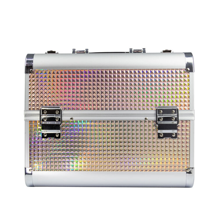 Mega Beauty Shop® Aluminium Koffer Gold Unicorn