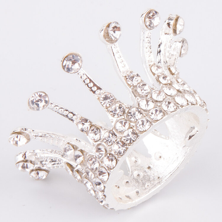 Mega Beauty Shop® Penseelhouder Kroontje - zilver