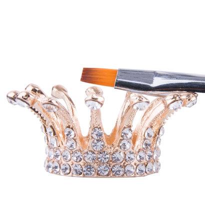 Mega Beauty Shop® Penseelhouder Kroontje - goud