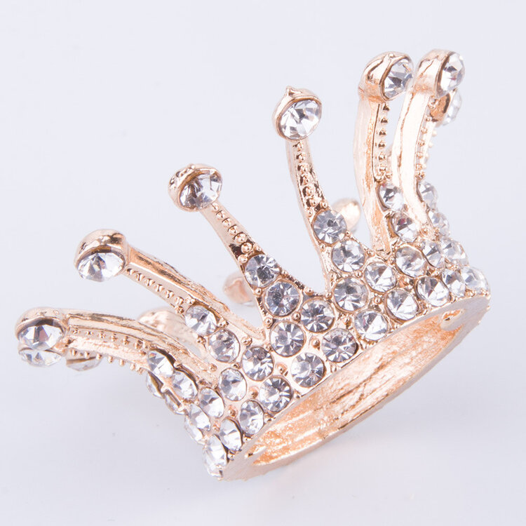 Mega Beauty Shop® Penseelhouder Kroontje - goud