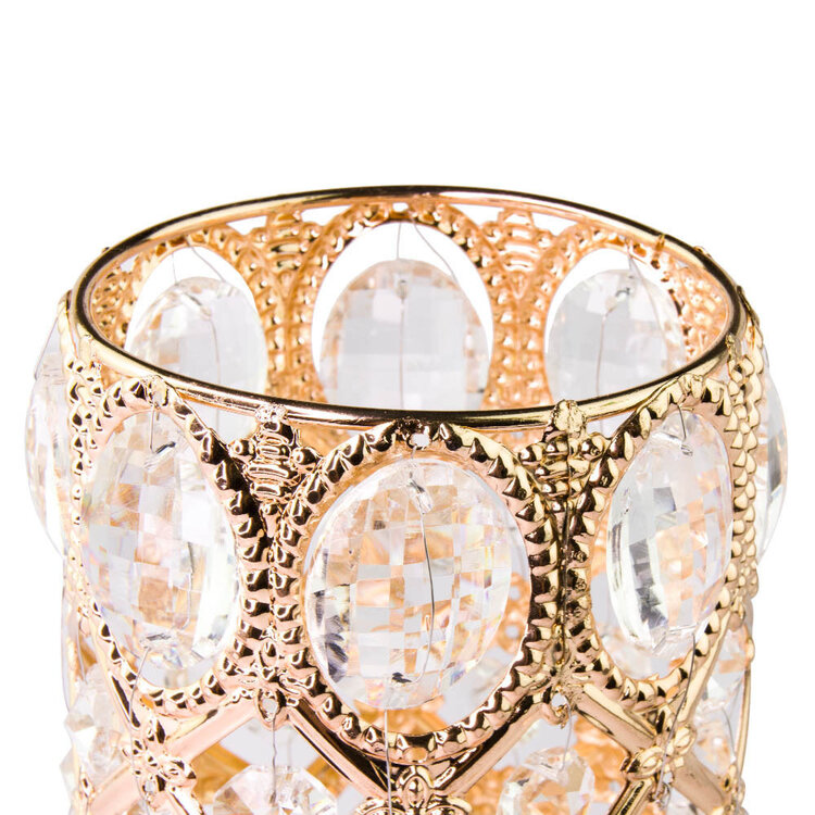 Mega Beauty Shop® Make up borstel & penseel houder - gold