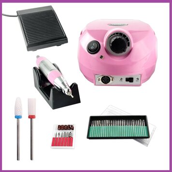 Mega Beauty Shop® Nagelfrees Roze   incl. 38 delige nagelfrees bit set.