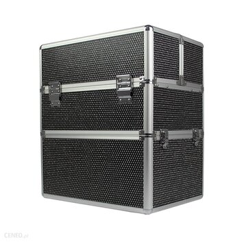 Mega Beauty Shop® Koffer groot zwart met stras