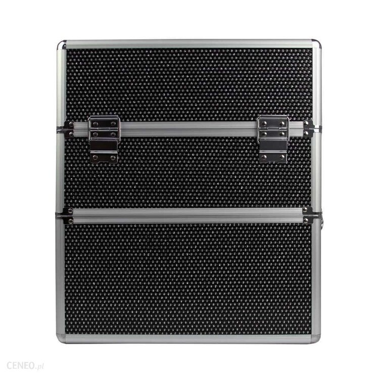 Mega Beauty Shop® Koffer groot zwart met stras