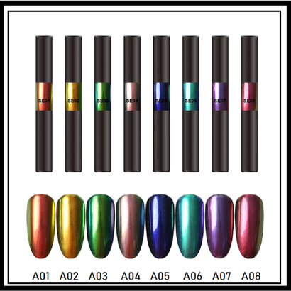 Mega Beauty Shop® Nail art Aurora pigment pen set (06)