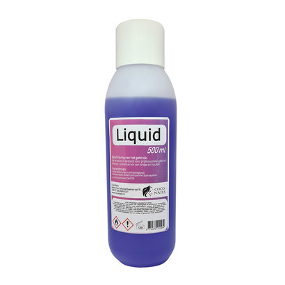 Coconails Acryl vloeistof (Liquid) Sneldrogend paars PRO 500 ml