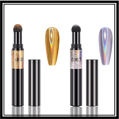 Mega Beauty Shop® Nail art Holo pigment pen set (03)