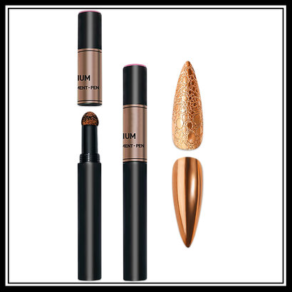 Mega Beauty Shop® Nail art Mirror pigment pen Rose Gold