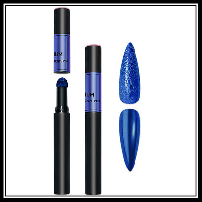 Mega Beauty Shop® Nail art Mirror pigment pen Royal Blue