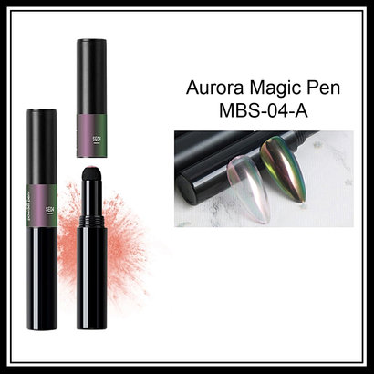Mega Beauty Shop® Aurora pigment pen Green-Lilac-Red