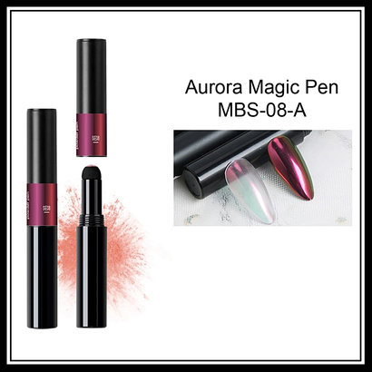 Mega Beauty Shop® Aurora pigment pen Red-Lilac-Gold