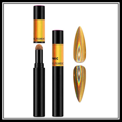 Mega Beauty Shop® Holographic pigment pen Gold
