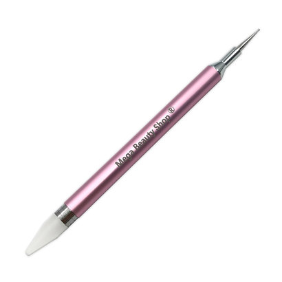 Mega Beauty Shop® Luxe dotting & nailart tool in1 (roze)