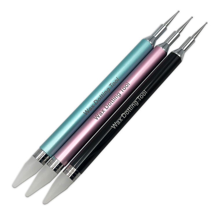 Mega Beauty Shop® Luxe dotting & nailart tool  in1  (zwart)