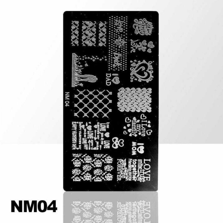 Merkloos Stamping Plate