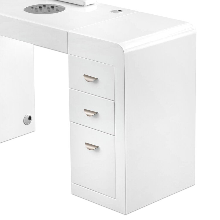 Mega Beauty Shop® Manicuretafel met afzuiging  (MBS-3101) rechts