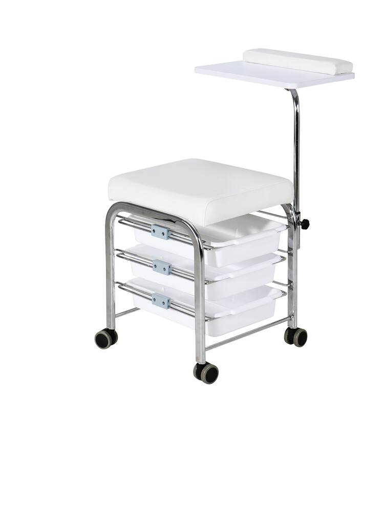 Mega Beauty Shop®  Pedicurekruk/ Voetsteun Wit