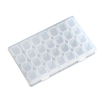 Mega Beauty Shop® Organizer box voor steentjes/ kralen (28stuks) Mega Beauty Shop® Organizer box voor steentjes/ kralen (28stuks)