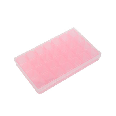 Mega Beauty Shop® Organizer box voor steentjes/ kralen (28 stuks)