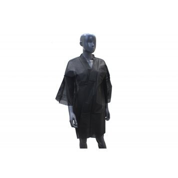 QUICKEPIL Kimono SPA wegwerp zwart  (10stuks)