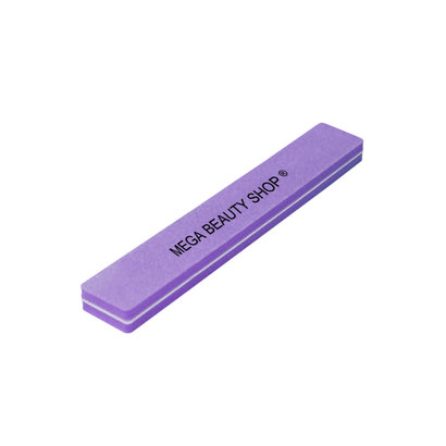 Mega Beauty Shop® Nail buffer Recht (1stuk) Paars