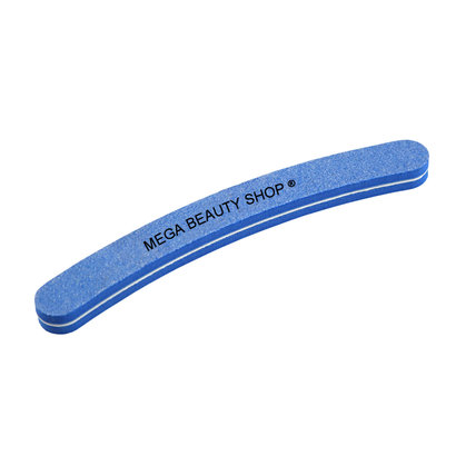 Mega Beauty Shop® Nail buffer Krom (1stuk) Blauw