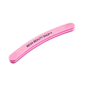 Mega Beauty Shop® Nail buffer Krom  (1stuk) Roze