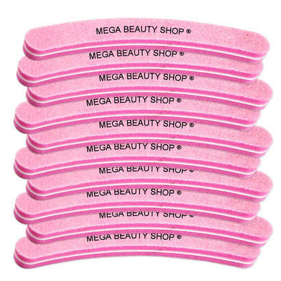 Mega Beauty Shop® Nail buffer Krom (10stuk) Roze