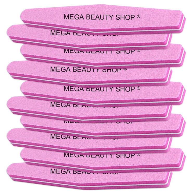 Mega Beauty Shop® Nail buffer Diamant (10stuk) Roze