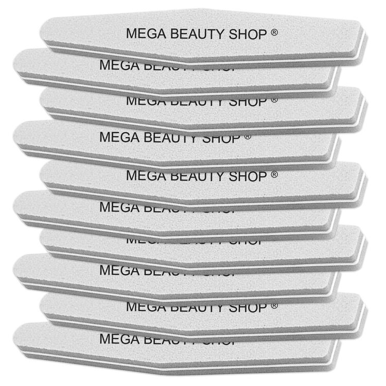 Mega Beauty Shop® Nail buffer Diamant (1stuk) Wit
