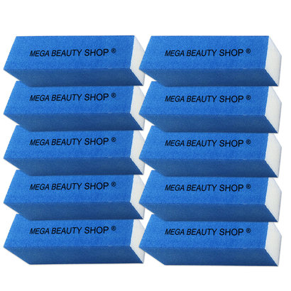 Mega Beauty Shop® Nagel polijstblok Neon Blauw (10stuk)