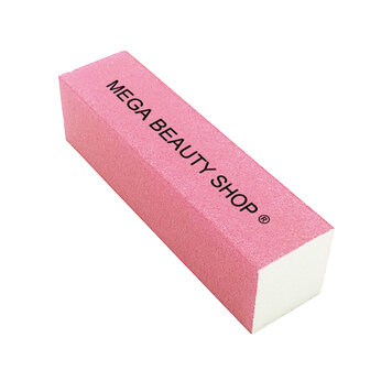 Mega Beauty Shop® Nagel polijstblok Neon Roze (1stuk)