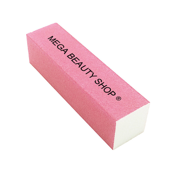 Mega Beauty Shop® Nagel polijstblok Neon Roze(1stuk)