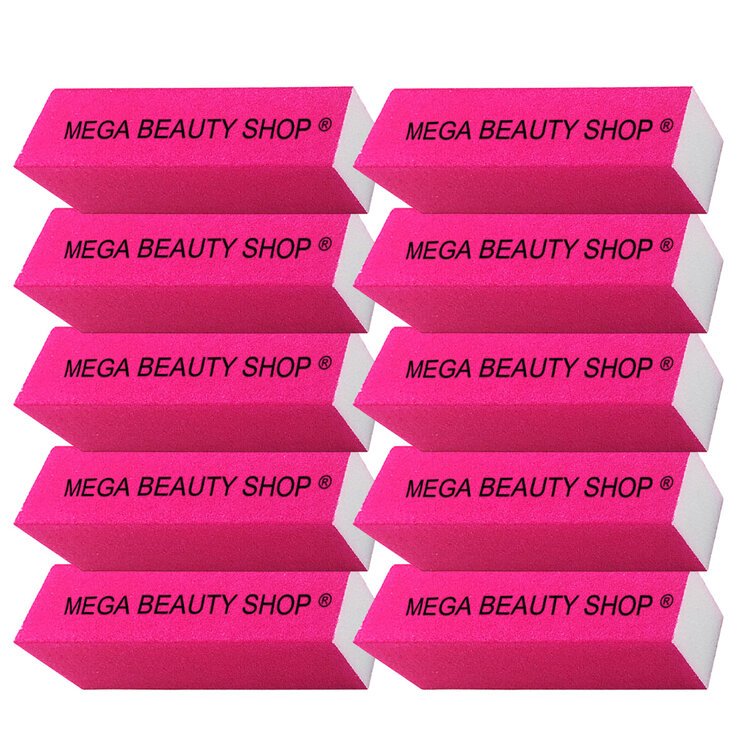 Mega Beauty Shop® Nagel polijstblok Neon Pink (1stuk)
