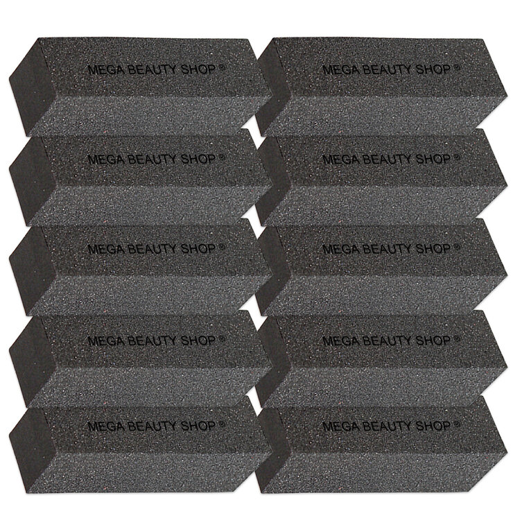 Mega Beauty Shop® Nagel polijstblok Zwart (10stuk)