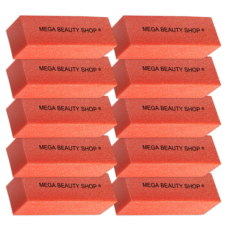 Mega Beauty Shop® Nagel polijstblok Oranje  (1stuk)