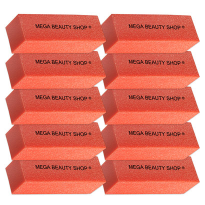 Mega Beauty Shop® Nagel polijstblok Oranje (10stuk)