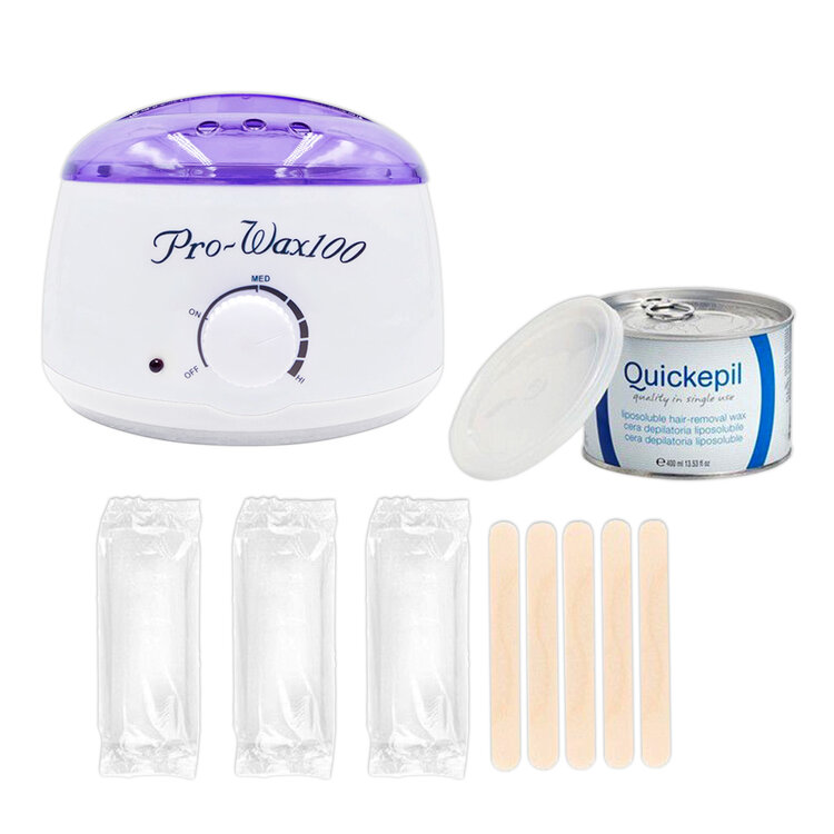 Merkloos Waxapparaat Pro Wax 100 starterset 7. Wit