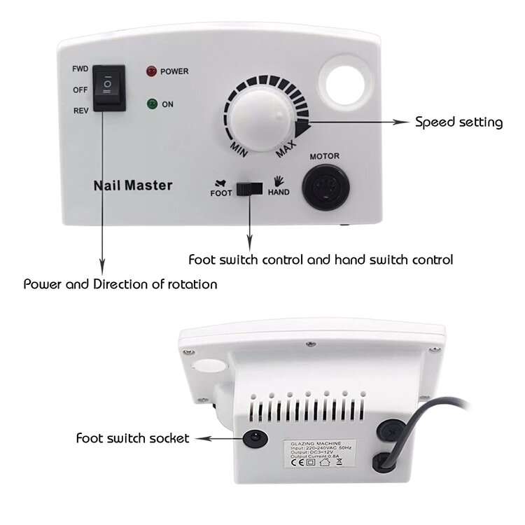 Mega Beauty Shop® Nagelfrees 35Watt Wit (98-delige )