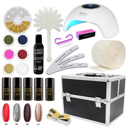 Mega Beauty Shop® Gellak startpakket INCL. koffer nr. 5
